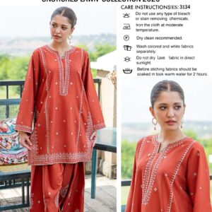 Branded Designer Lawn 2pc